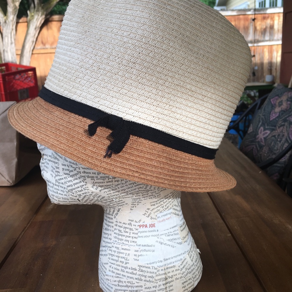 J.Crew Straw Packable Fedora Hat - image 8
